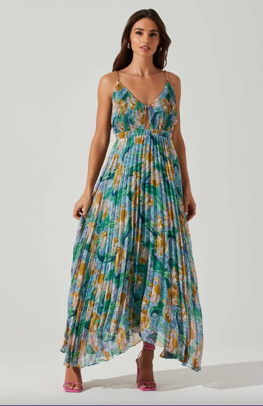 Nwt Astr The Label Loralee Maxi Dress Women Size Small